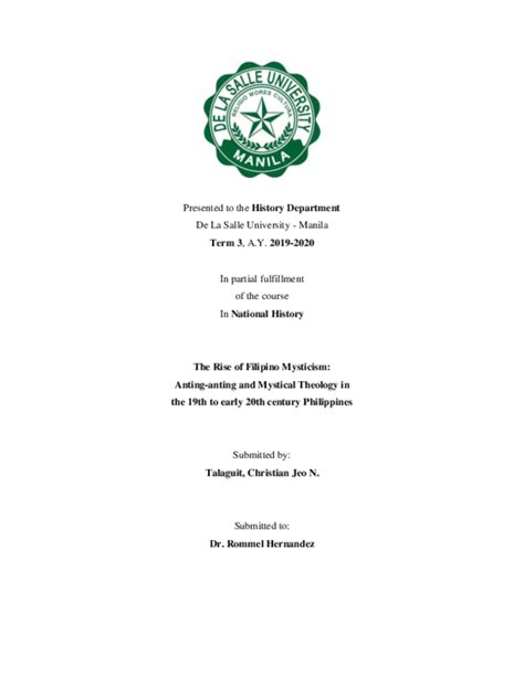 karunungan aklat ng mga orasyon|(PDF) The Rise of Filipino Mysticism: Anting.
